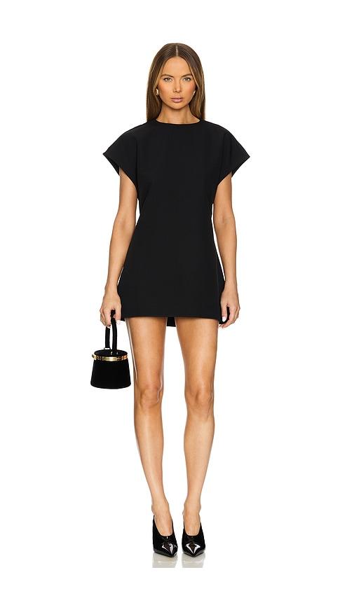 SEROYA Anna Mini Dress in Black by SEROYA