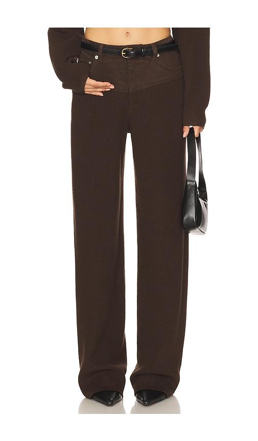 SEROYA Chani Pant in Brown by SEROYA