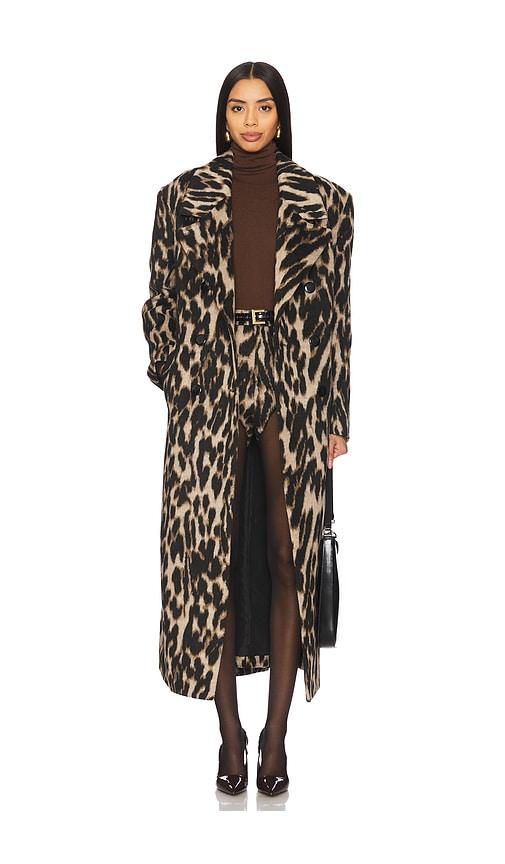 SEROYA Chiara Wool Coat in Brown by SEROYA