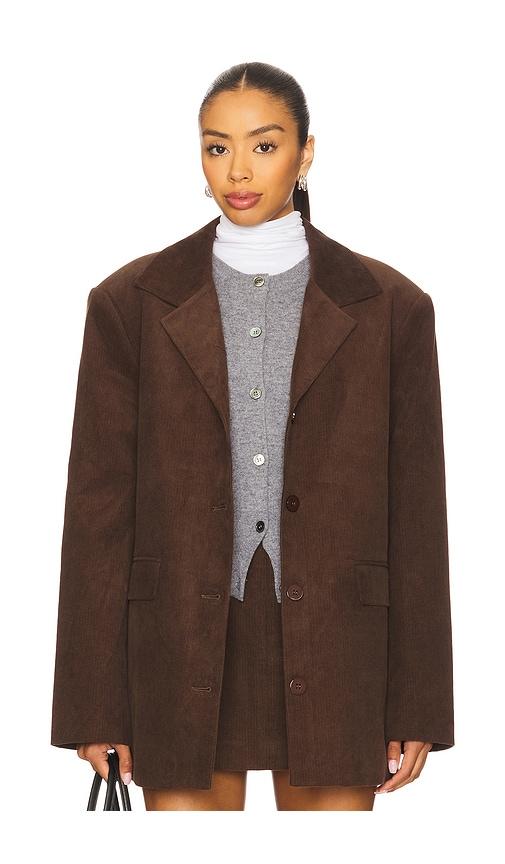 SEROYA Hera Blazer in Chocolate by SEROYA