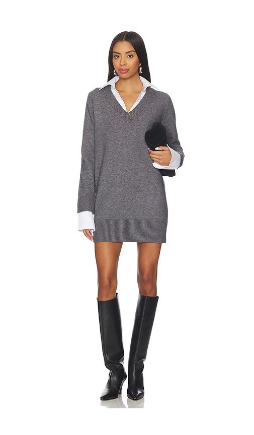 SEROYA Karli Dress in Grey by SEROYA