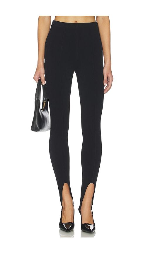 SEROYA Kelsey Stirrup Legging in Black by SEROYA