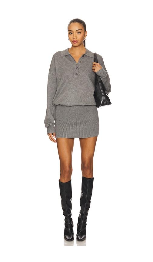SEROYA Lily Dress in Light Grey by SEROYA