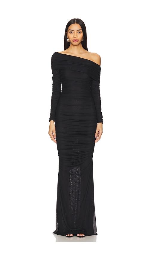 SEROYA Luana Gown in Black by SEROYA