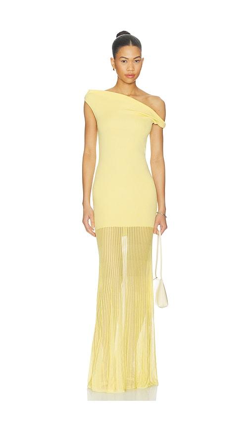 SEROYA Maxime Dress in Yellow by SEROYA