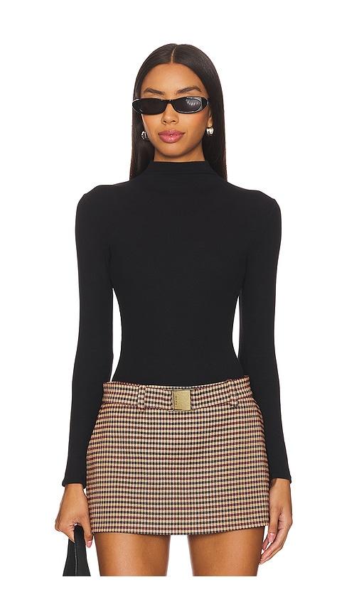 SEROYA Meg Bodysuit in Black by SEROYA