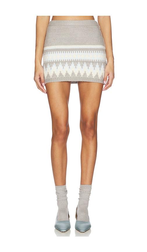 SEROYA Sierra Mini Skirt in Blue by SEROYA