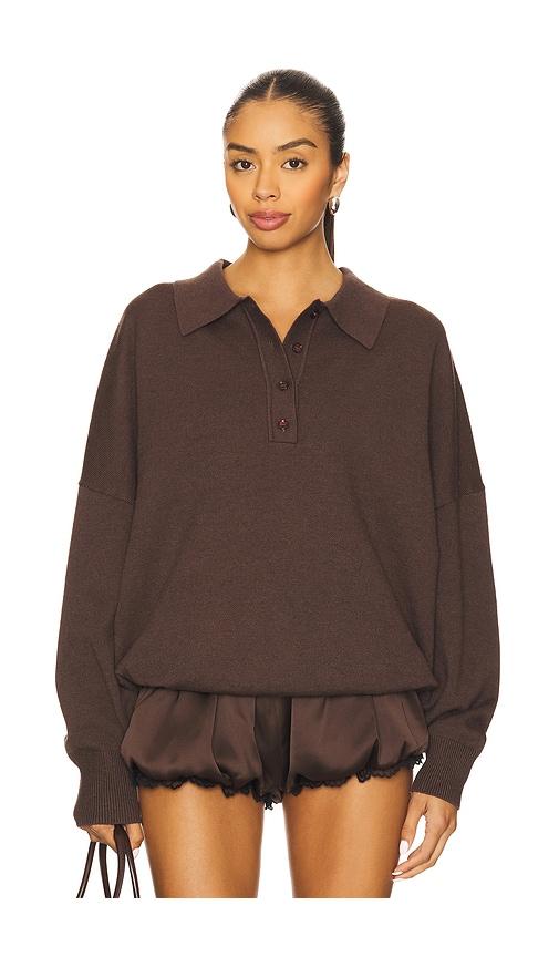 SEROYA Vespen Sweater in Brown by SEROYA
