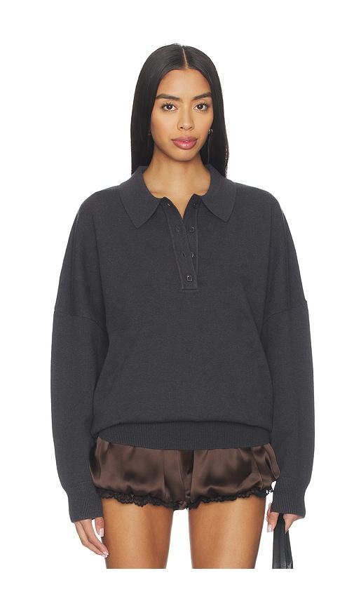 SEROYA Vespen Sweater in Charcoal by SEROYA