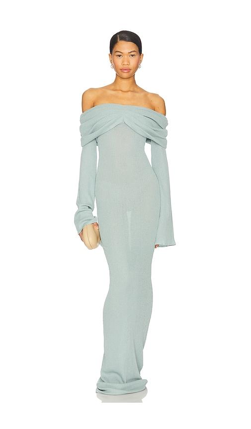 SEROYA Xenia Maxi Dress in Baby Blue by SEROYA