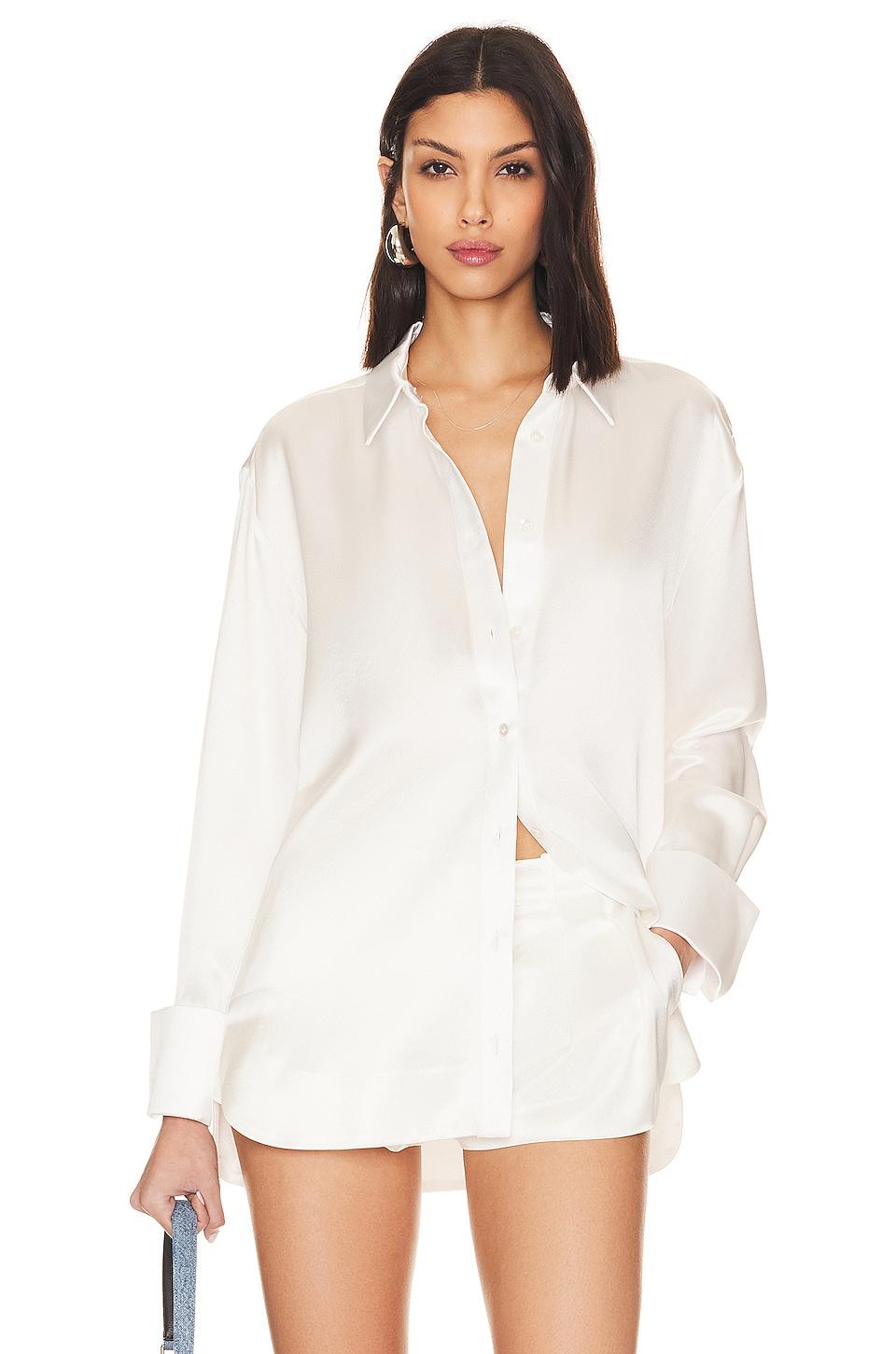 SEROYA Zucker Shirt in White by SEROYA