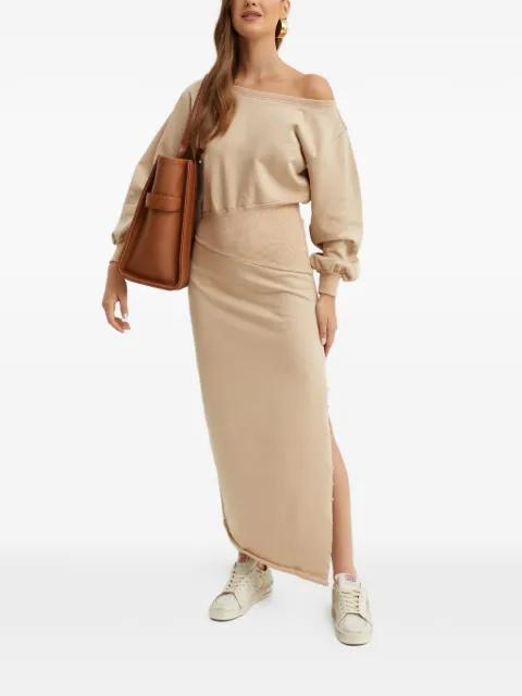 side-split maxi dress by SEROYA