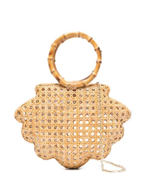 Ethan Shell scalloped tote bag by SERPUI