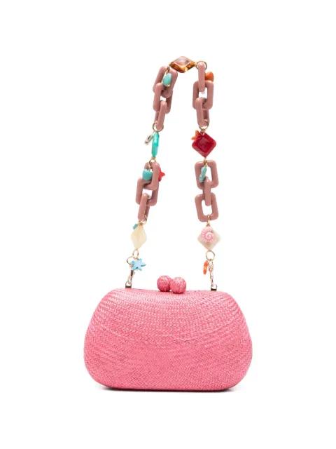 Heidi woven charm-chain bag by SERPUI