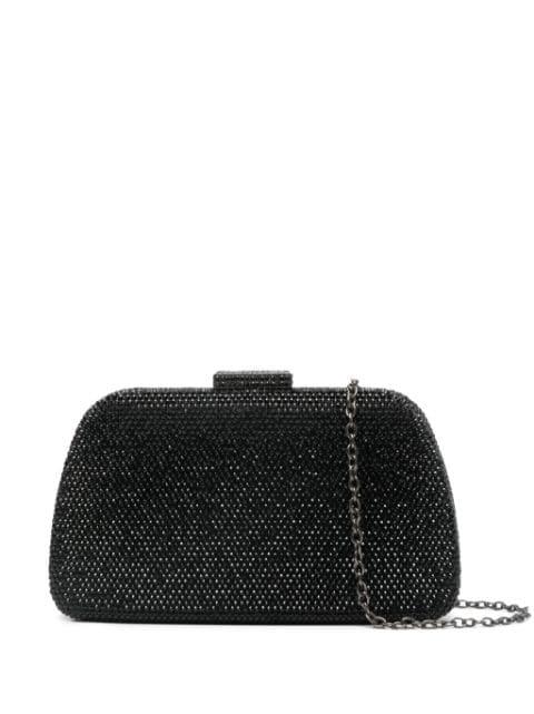Josephine rhinestone-embellished clutch bag by SERPUI