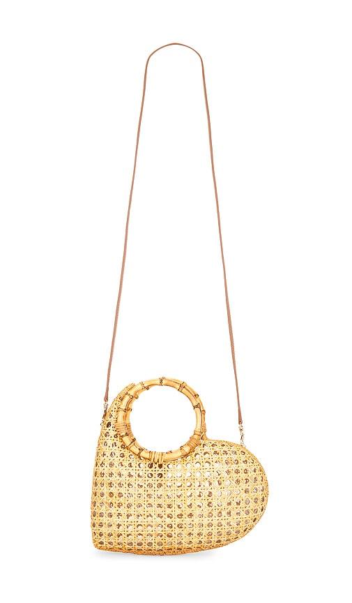 Serpui Marie Heart Top Handle Bag in Neutral by SERPUI