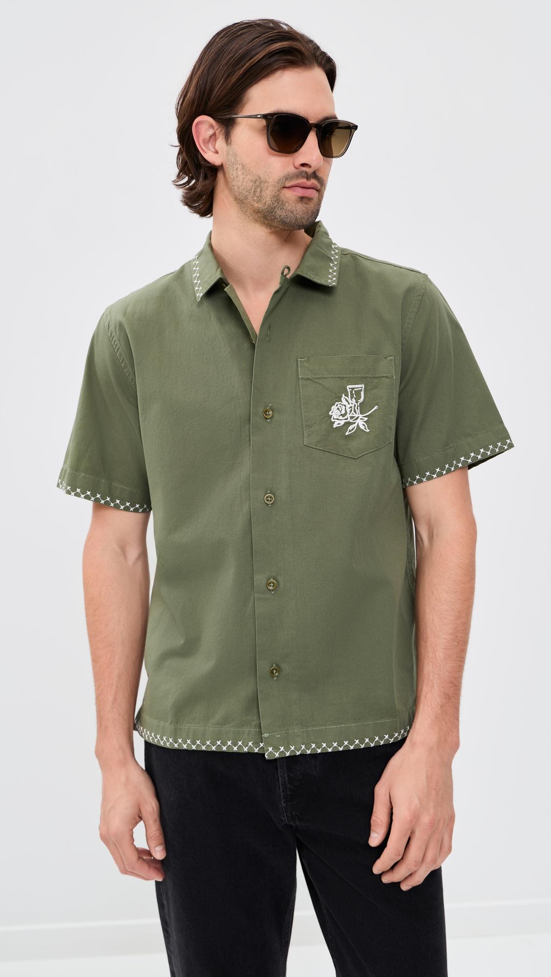 Border Shirt by SERVICE WORKS