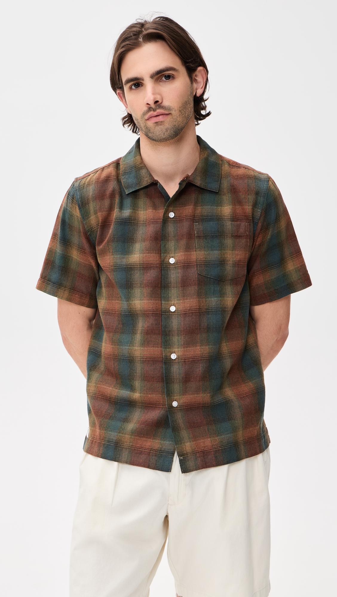 Plaid Resort Shirt by SERVICE WORKS