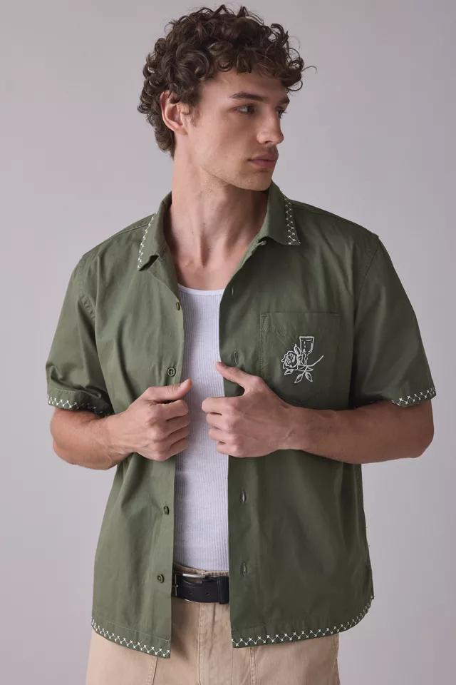 Service Works Embroidered Border Short Sleeve Shirt by SERVICE WORKS
