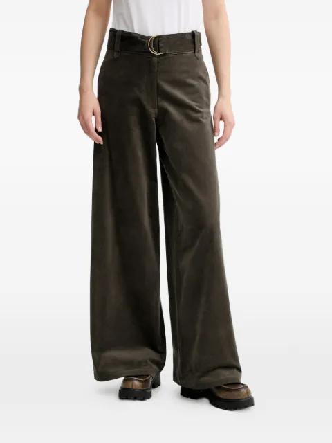 Darm buckle-fastening pants by SESSUN