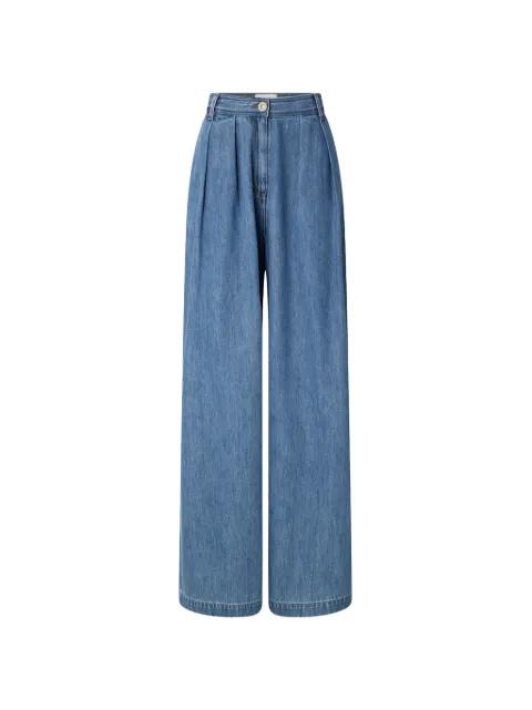Diegui pleated wide-leg jeans by SESSUN