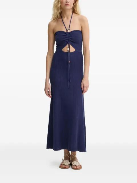 Dinah cut-out ruched dress by SESSUN