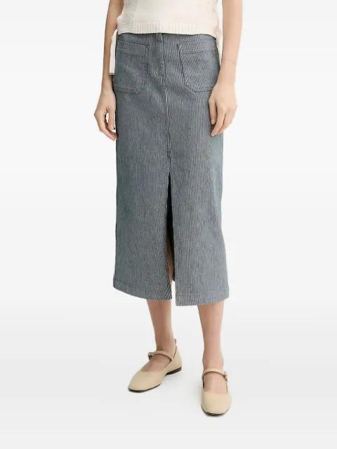 Uptay multiple-pocket midi skirt by SESSUN