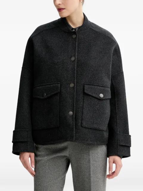 button-fastening jacket by SESSUN