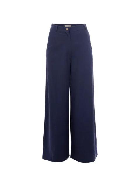 button-up palazzo pants by SESSUN