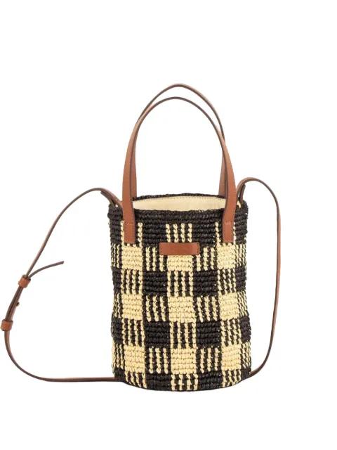 crocheted bucket bag by SESSUN