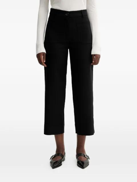 cropped trousers by SESSUN