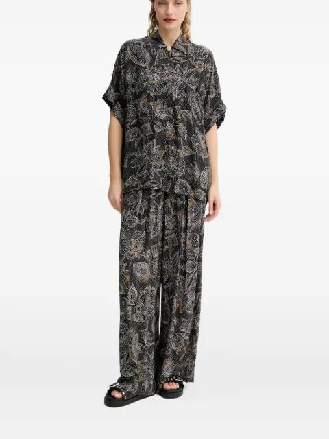 floral-print trousers by SESSUN