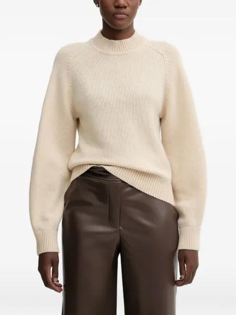 raglan-sleeve roll neck sweater by SESSUN