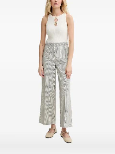 ribbed button top by SESSUN