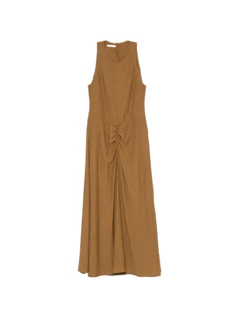 ruched midi dress by SESSUN