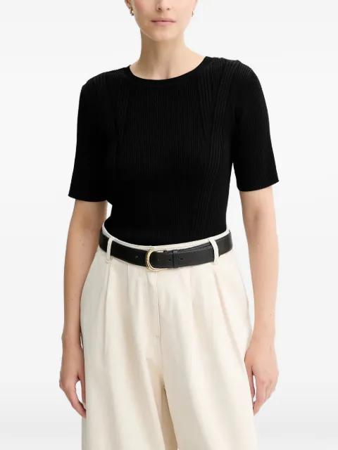 short sleeve knitted top by SESSUN