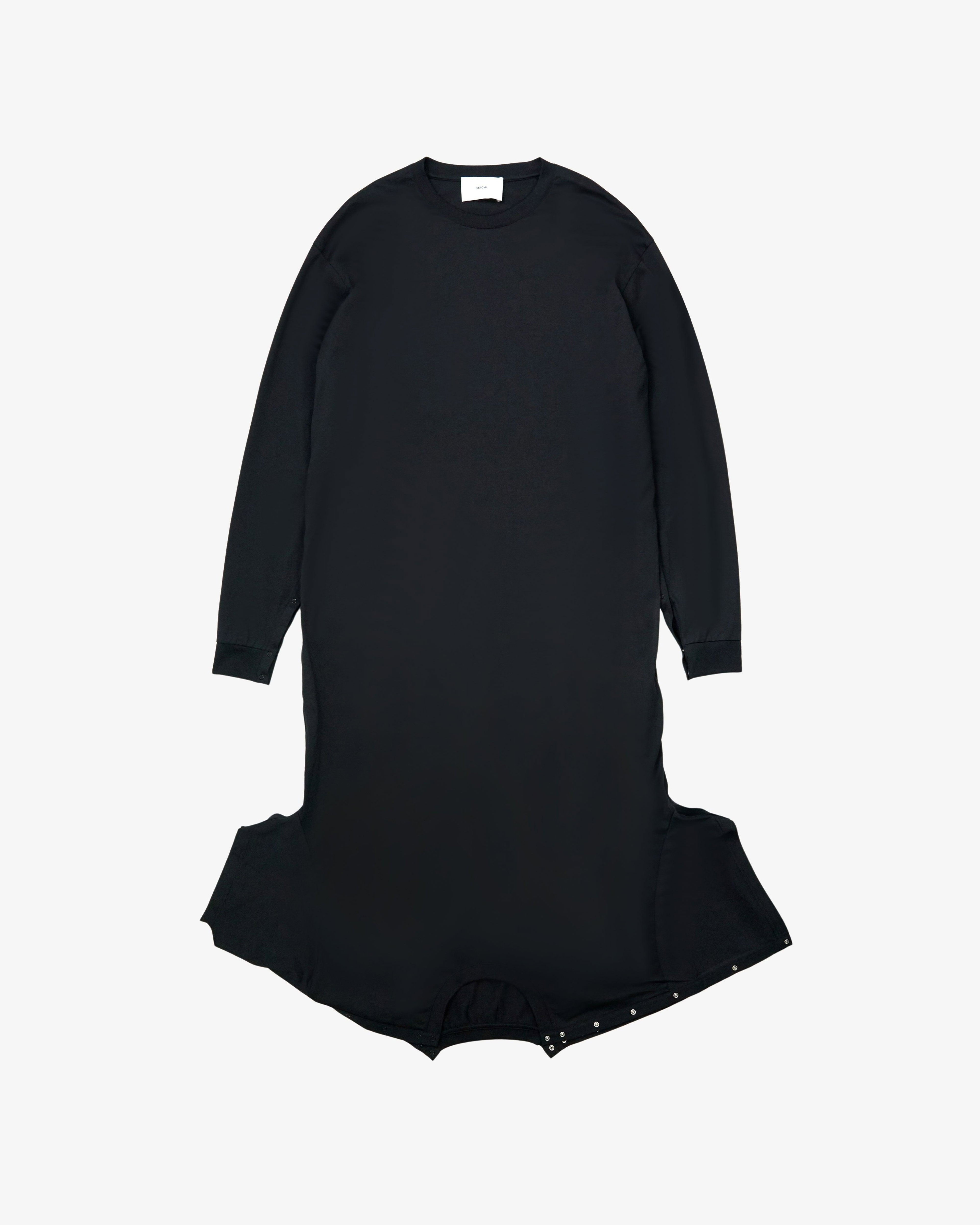 SETCHU - Women's Makimono Double T-Shirt - (Black) by SETCHU