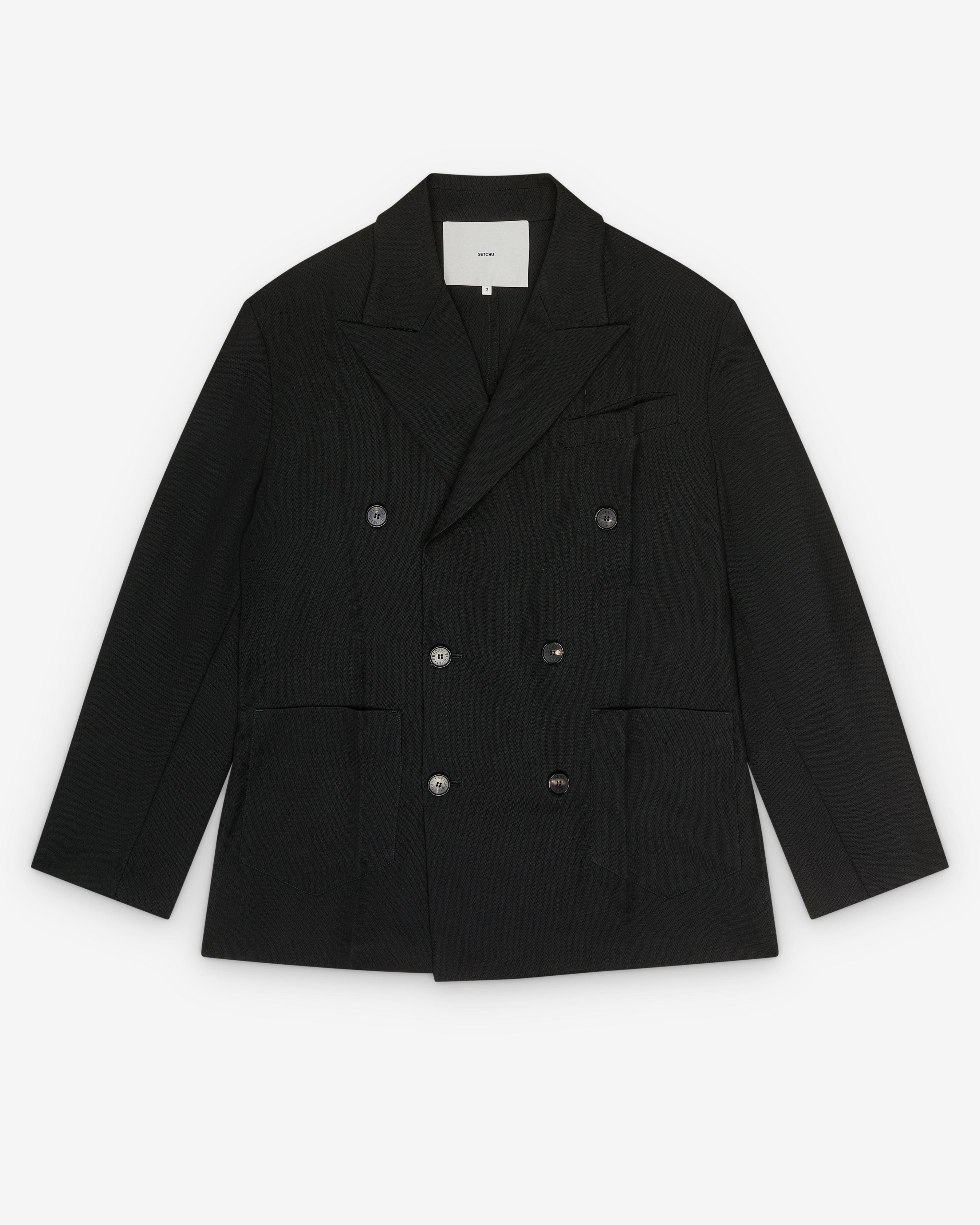 Setchu - Men's Origami Jacket - (Black) by SETCHU
