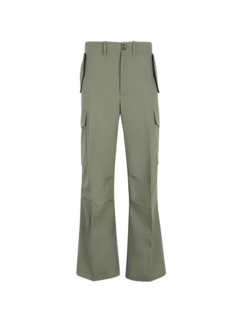 creased cargo pants by SETCHU