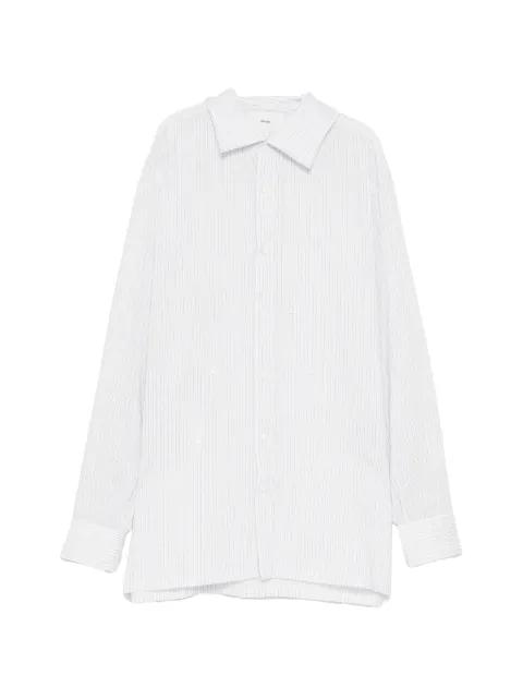 creased striped shirt by SETCHU