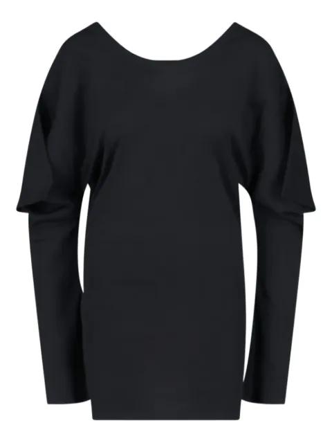 draped-detail mini dress by SETCHU