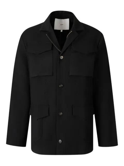 virgin-wool shirt jacket by SETCHU