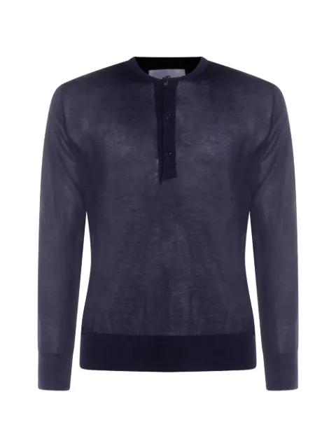 buttoned sweater by SEVEN GAUGE