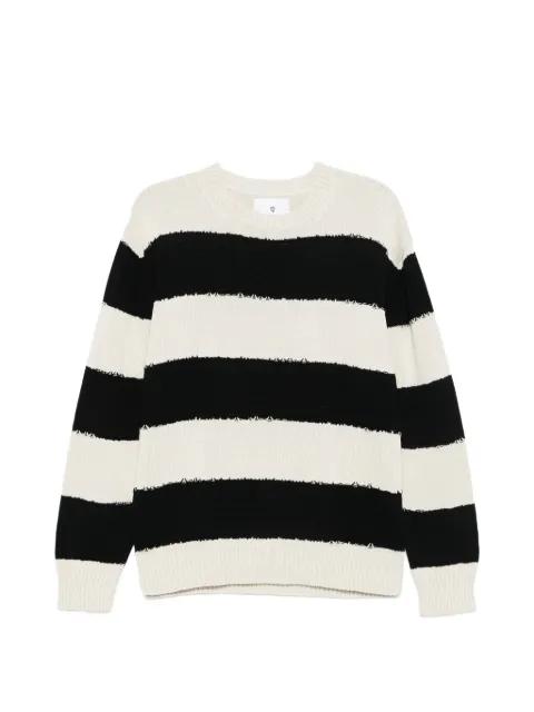 striped long-sleeve sweater by SEVEN GAUGE