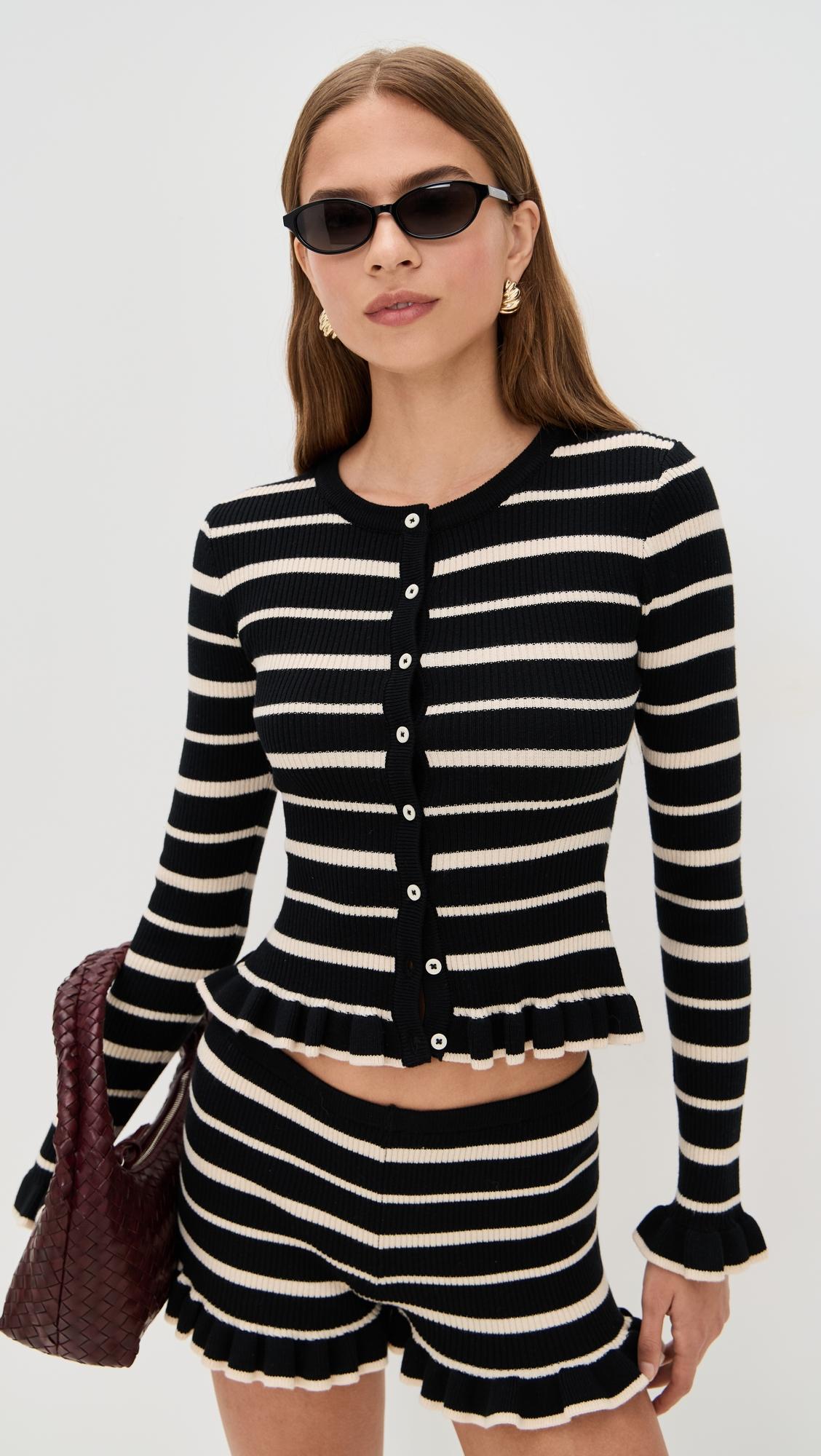 Donna Long Sleeve Knit Top by SEVEN WONDERS