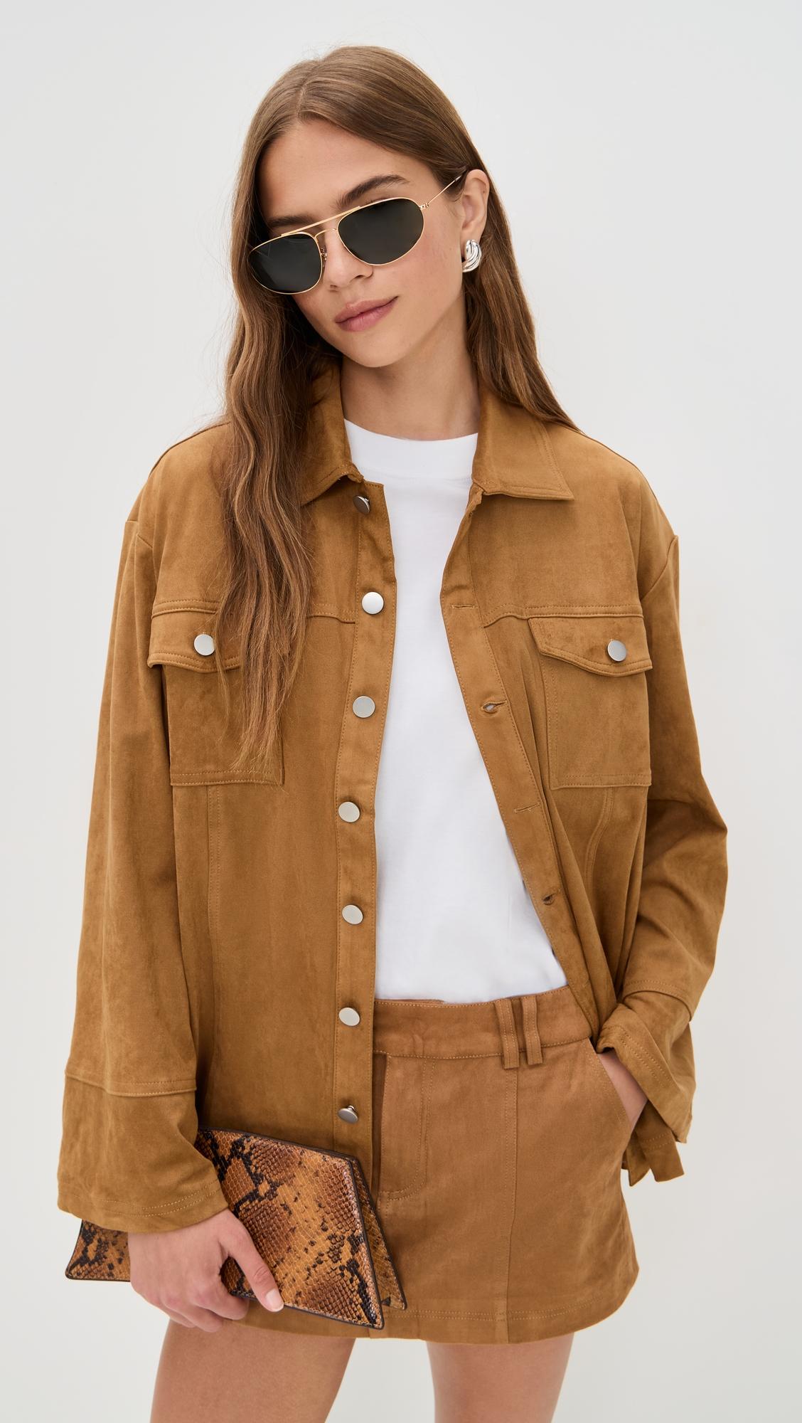 Monah Faux Suede Jacket by SEVEN WONDERS