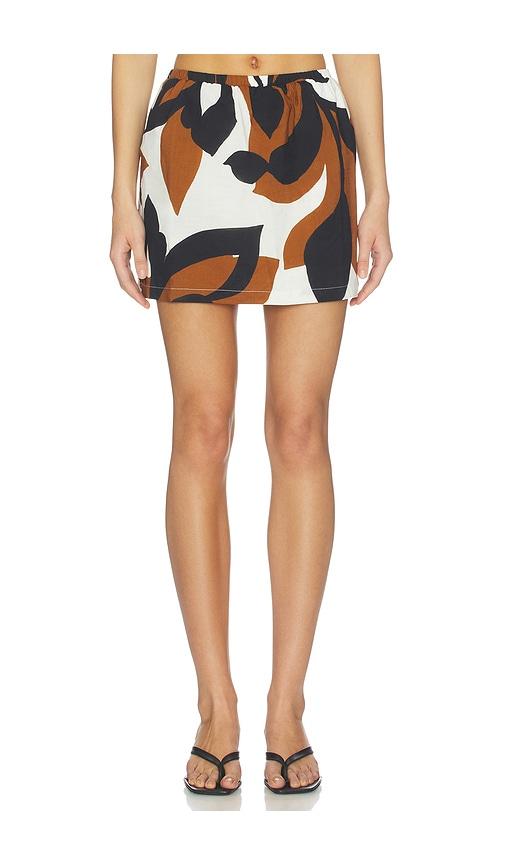 SEVEN WONDERS Alana Mini Skirt in Brown by SEVEN WONDERS