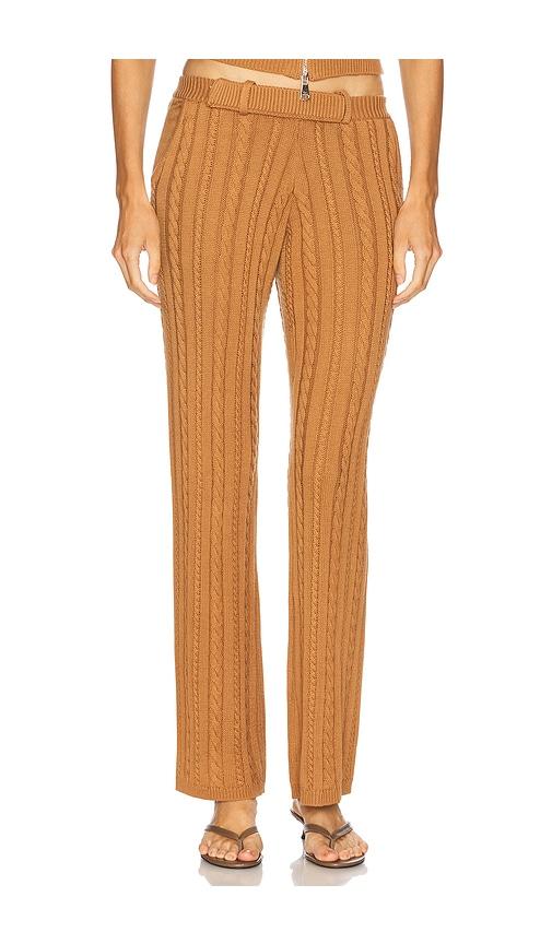 SEVEN WONDERS Camila Pant in Brown by SEVEN WONDERS
