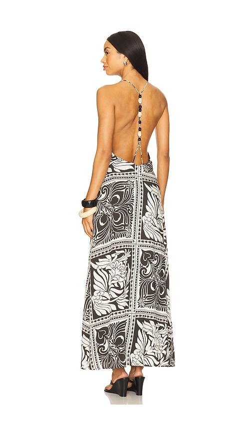 SEVEN WONDERS Chantelle Halter Maxi Dress in Black by SEVEN WONDERS