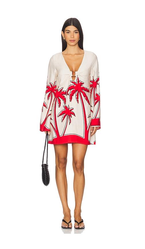 SEVEN WONDERS Florence Mini Dress in Beige by SEVEN WONDERS